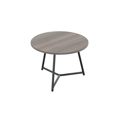 JEMINI TRINITY LOW TABLE 600X600X435MM GREY OAK/BLACK KF8233