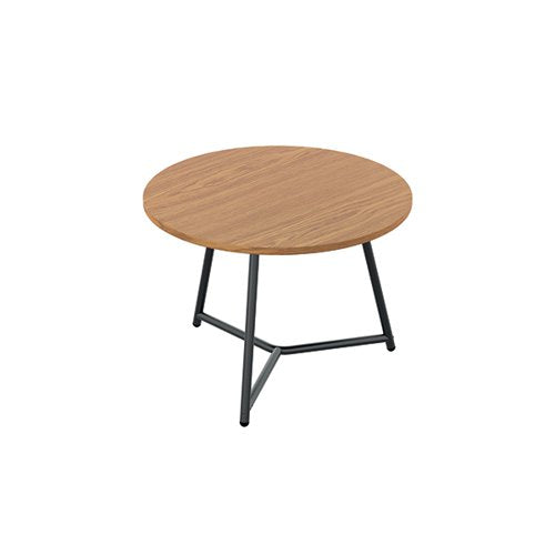 JEMINI TRINITY LOW TABLE 600X600X435MM NOVA OAK/BLACK KF8234