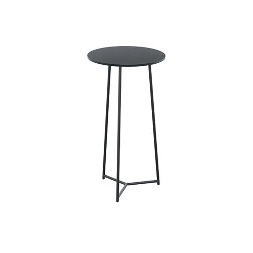 JEMINI TRINITY HIGH TABLE 600X600X1110MM BLACK/BLACK KF82350