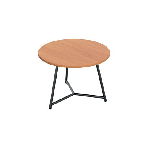 JEMINI TRINITY LOW TABLE 800X800X435MM BEECH/BLACK KF823568