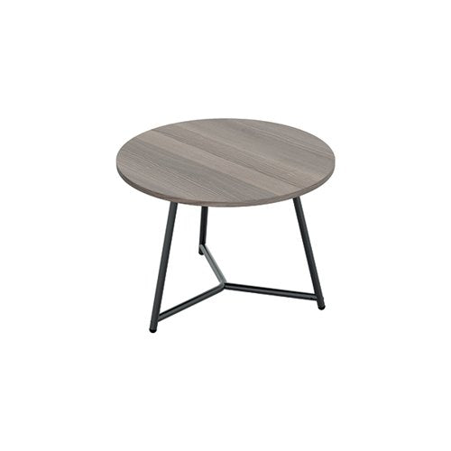 JEMINI TRINITY LOW TABLE 800X800X435MM GREY OAK/BLACK KF8235