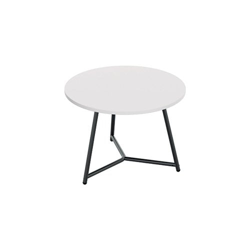 JEMINI TRINITY LOW TABLE 800X800X435MM WHITE/BLACK KF823629