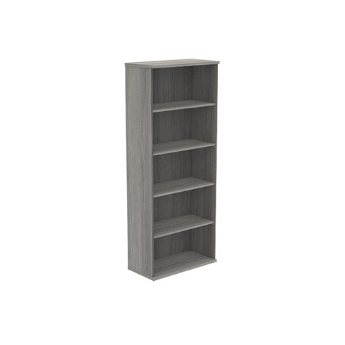 ASTIN BOOKCASE 4 SHELVES 800X400X1980MM ALASKAN GREY OAK KF8