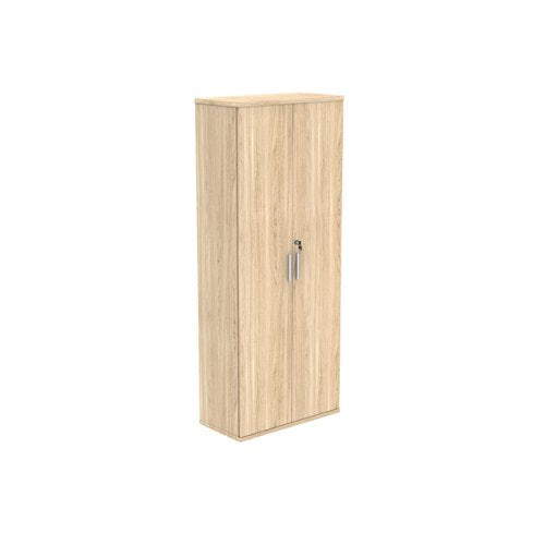 ASTIN 2 DOOR CUPBOARD LOCKABLE 800X400X1980MM CANADIAN OAK K