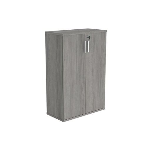 ASTIN 2 DOOR CUPBOARD LOCKABLE 800X400X1204MM ALASKAN GREY O