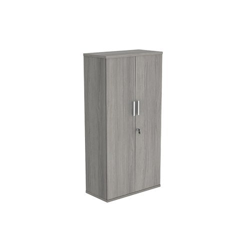 ASTIN 2 DOOR CUPBOARD LOCKABLE 800X400X1592MM ALASKAN GREY O