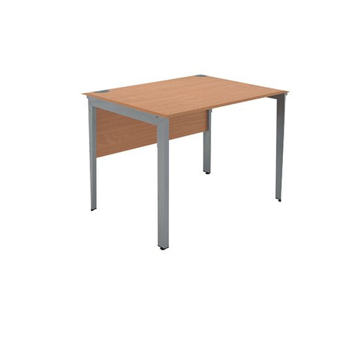 SERRION RECTANGULAR GOAL POST DESK 1000X800X730MM ELLMAU BEECH KF882386