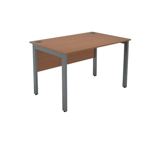 SERRION RECTANGULAR GOAL POST DESK 1200X800X730MM ELLMAU BEECH KF882387