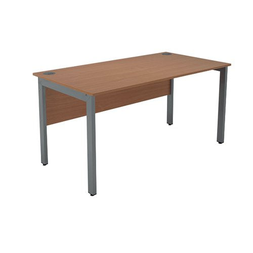 SERRION RECTANGULAR GOAL POST DESK 1500X800X730MM ELLMAU BEECH KF882388