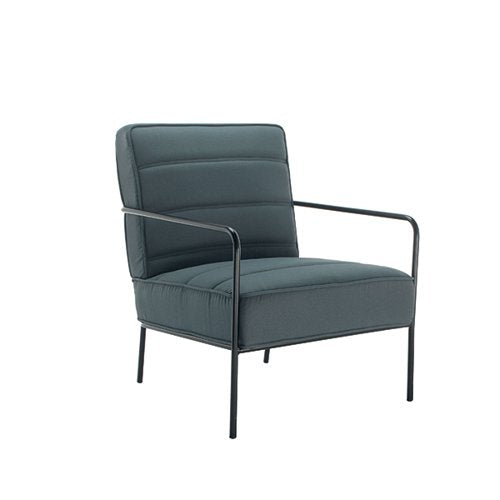 JEMINI WIRE FRAME RECEPTION ARMCHAIR 620X880X830MM GREY KF90