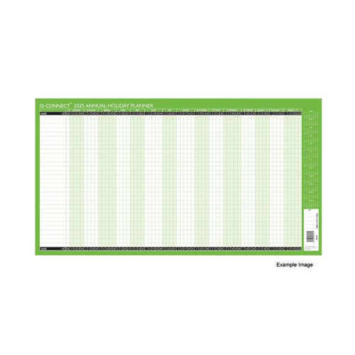 Q-CONNECT HOLIDAY PLANNER UNMOUNTED 2025 KFAHP25
