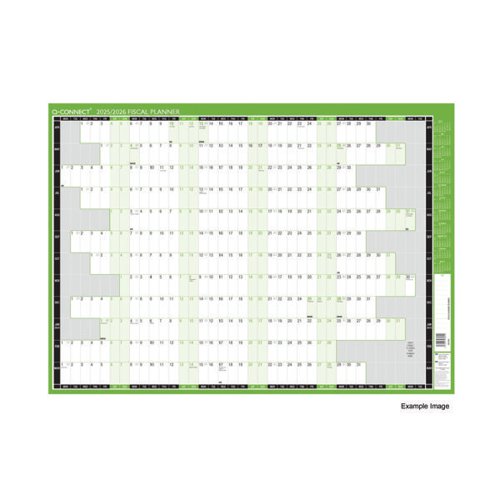 Q-CONNECT FISCAL PLANNER UNMOUNTED 2025-26 KFFPU25
