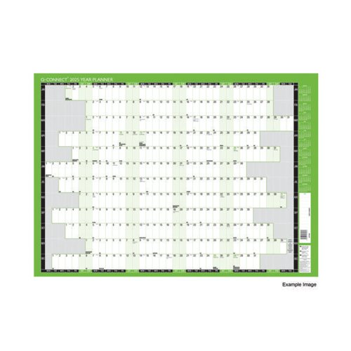 Q-CONNECT YEAR PLANNER UNMOUNTED 2025 KFYPU25