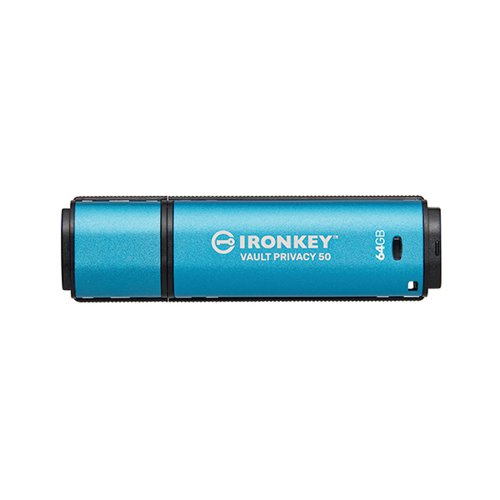 KINGSTON IRONKEY VAULT PRIVACY 50 ENCRYPTED USB 64GB FLASH D