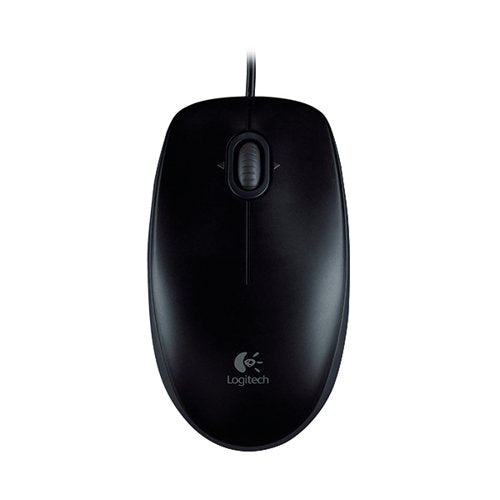 LOGITECH B100 OPTICAL MOUSE USB 800DPI BLACK 910-003357