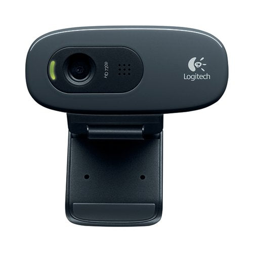 LOGITECH C270 WEBCAM 3 MP 1280X720 PIXELS USB2.0 BLACK 960-0
