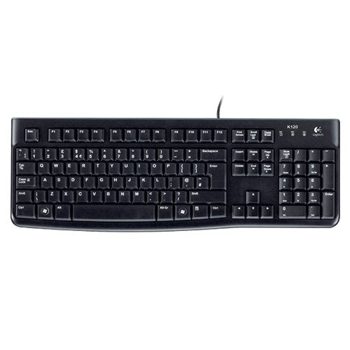 LOGITECH K120 BUSINESS KEYBOARD SPILL RESISTANT LOW PROFILE
