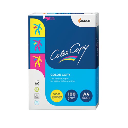 COLOR COPY A4 PAPER 100GSM WHITE (PACK OF 500) CCW0324