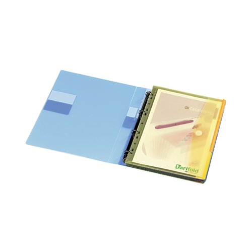 TARIFOLD PUNCHED ENVELOPE WALLETS A4 ASSORTED (PACK OF 12) T