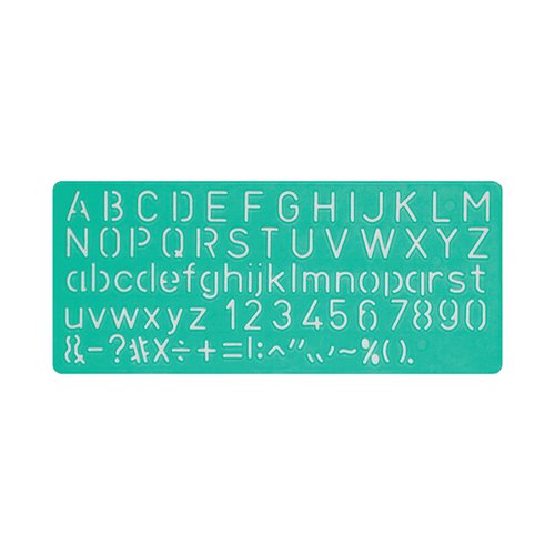 LINEX LETTERING STENCIL SET 10/20/30MM (PACK OF 3) LXG8500S