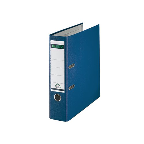LEITZ 180 LEVER ARCH FILE POLY 80MM A4 BLUE (PACK OF 10) 101