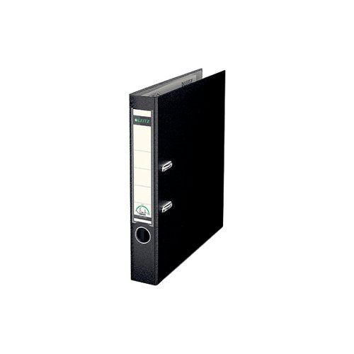 LEITZ 180 LEVER ARCH FILE POLY 50MM A4 BLACK (PACK OF 10) 10