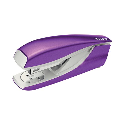 LEITZ NEXXT WOW METAL OFFICE STAPLER 30 SHEETS PURPLE 550210