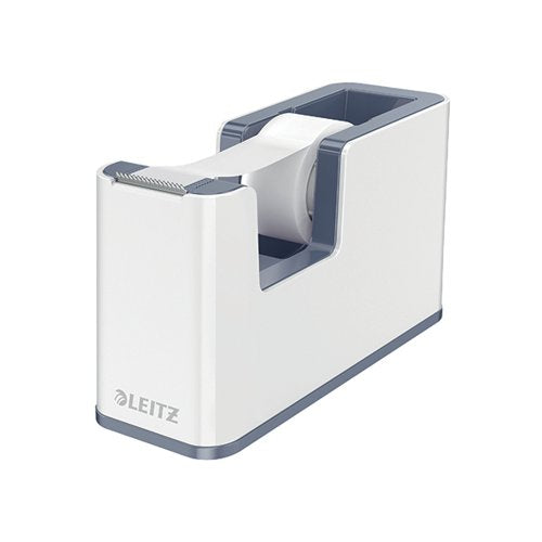 LEITZ WOW TAPE DISPENSER WHITE/GREY 53641001