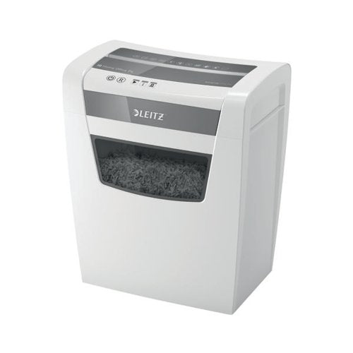 LEITZ IQ HOME OFFICE CROSS-CUT PAPER SHREDDER P-4 WHITE 8009