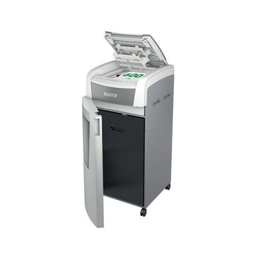 LEITZ IQ AUTOFEED OFFICE PRO 600 CROSS-CUT P-4 SHREDDER WHIT