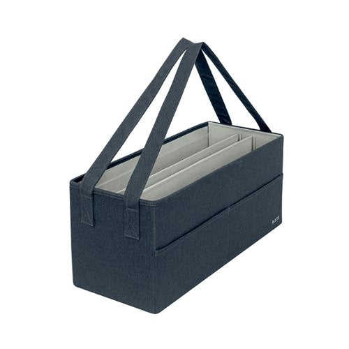 LEITZ FABRIC HOT-DESKING WORK BAG GREY 64440089