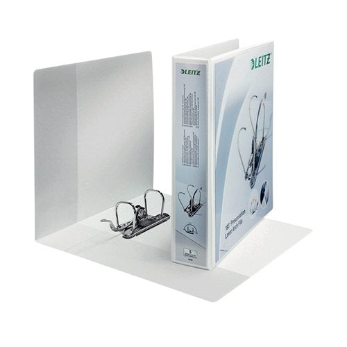 LEITZ 180 PRESENTATION LEVER ARCH 52MM A4 WHITE (10 PACK) 42
