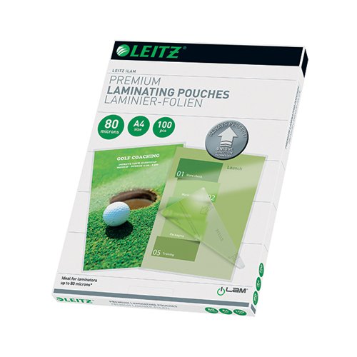 LEITZ ILAM PREMIUM LAMINATING POUCH A4 160 MICRON (PACK OF 1