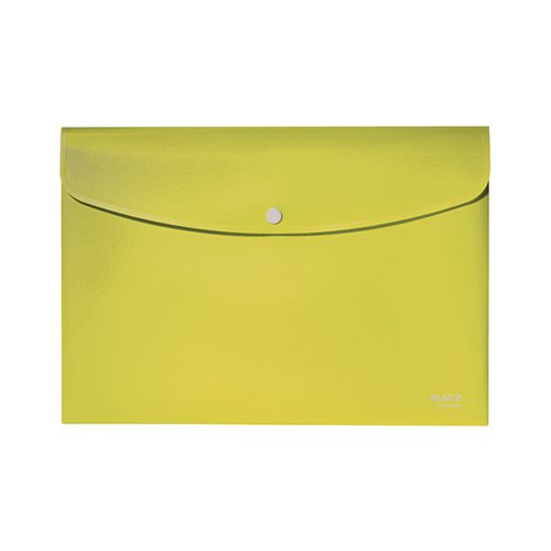 LEITZ RECYCLE DOCUMENT WALLET PLASTIC A4 YELLOW (PACK OF 10) 46780015