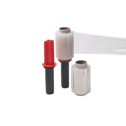 FLEXOCARE MINI STRETCH WRAP HAND DISPENSER WITH 6X100MM ROLL