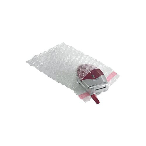 JIFFY BUBBLE FILM BAG 380X435MM CLEAR (PACK OF 100) BBAG3810