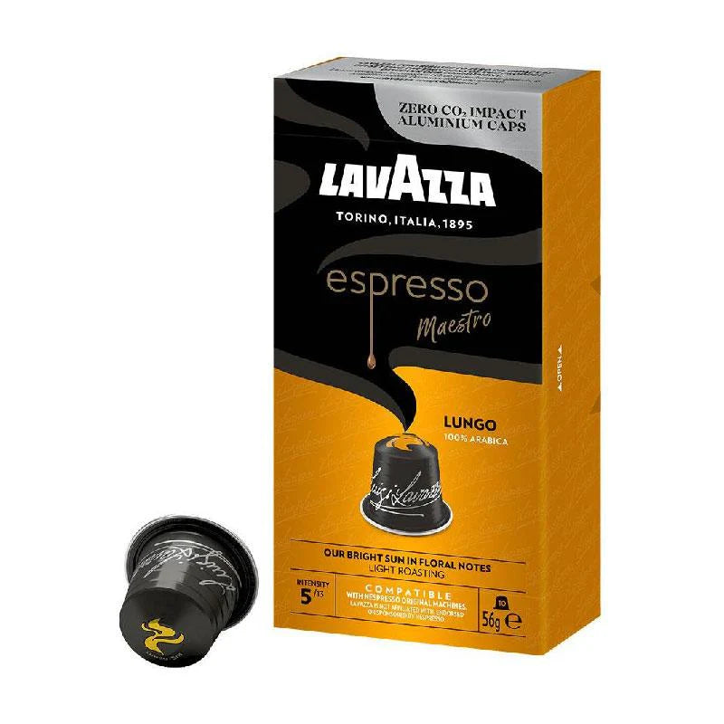 NESPRESSO LAVAZZA ESPRESSO MAESTRO LUNGO CAPS (10 Capsules) x 10