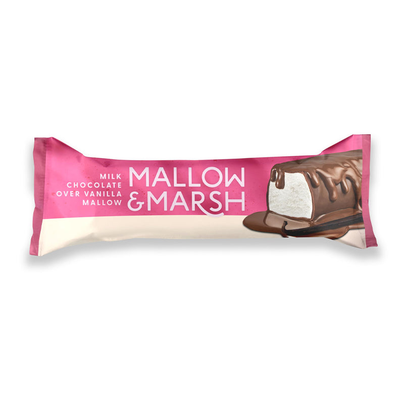 MALLOW & MARSH MILK CHOC OVER VANILLA MINI MALLOWS (35g) x 12