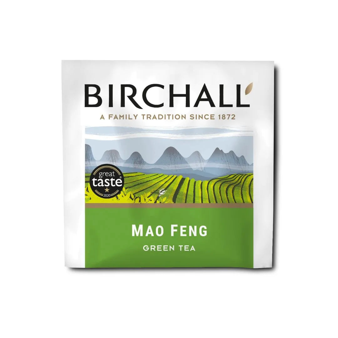 BIRCHALL GREEN TEA PLANT BASED ENVELOPED PRISM (200 TEA BAGS) x 1