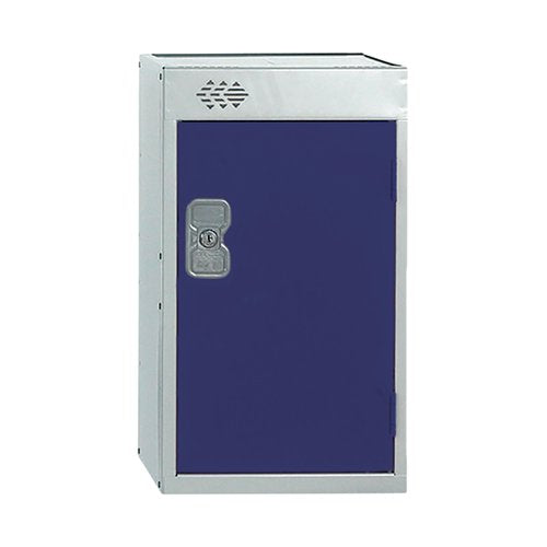 ONE COMPARTMENT QUARTO LOCKER 300X300X511MM BLUE DOOR MC0007