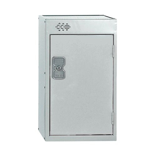 ONE COMPARTMENT QUARTO LOCKER 300X300X511MM LIGHT GREY DOOR