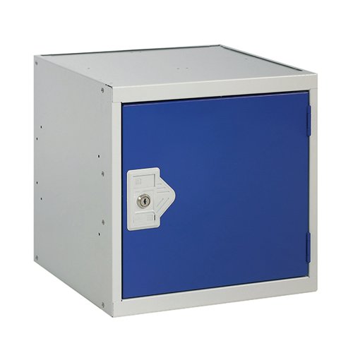 ONE COMPARTMENT CUBE LOCKER 300X300X300MM BLUE DOOR MC00085