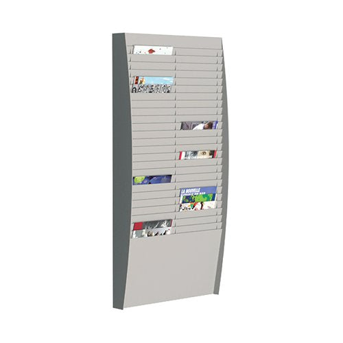FAST PAPER A4 DOCUMENT CONTROL PANEL 50 COMPARTMENTS GREY V225.02