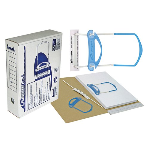 ARNOS 3-PART FILE FASTENERS SELF ADHESIVE (PACK OF 100) F502