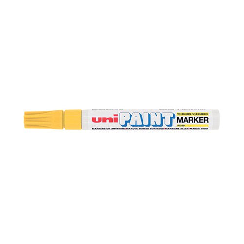UNIPAINT PX-20 PAINT MARKER MEDIUM BULLET YELLOW (12 PACK) 5