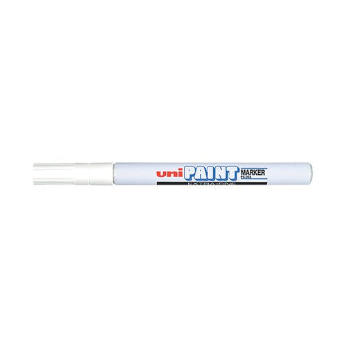 UNIPAINT PX-203 PAINT MARKER FINE BULLET WHITE (12 PACK) 508