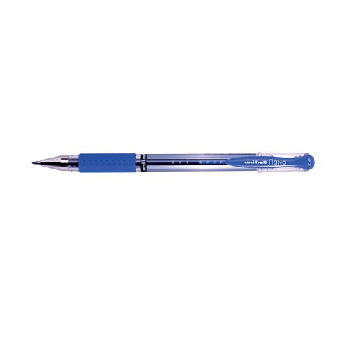 UNI-BALL SIGNO GEL GRIP ROLLERBALL PEN BLUE (PACK OF 12) 900