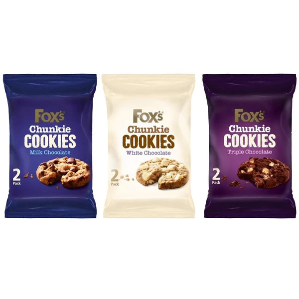 FOX'S MIXED COOKIE TWIN PORTION PACKS (45g) x 48