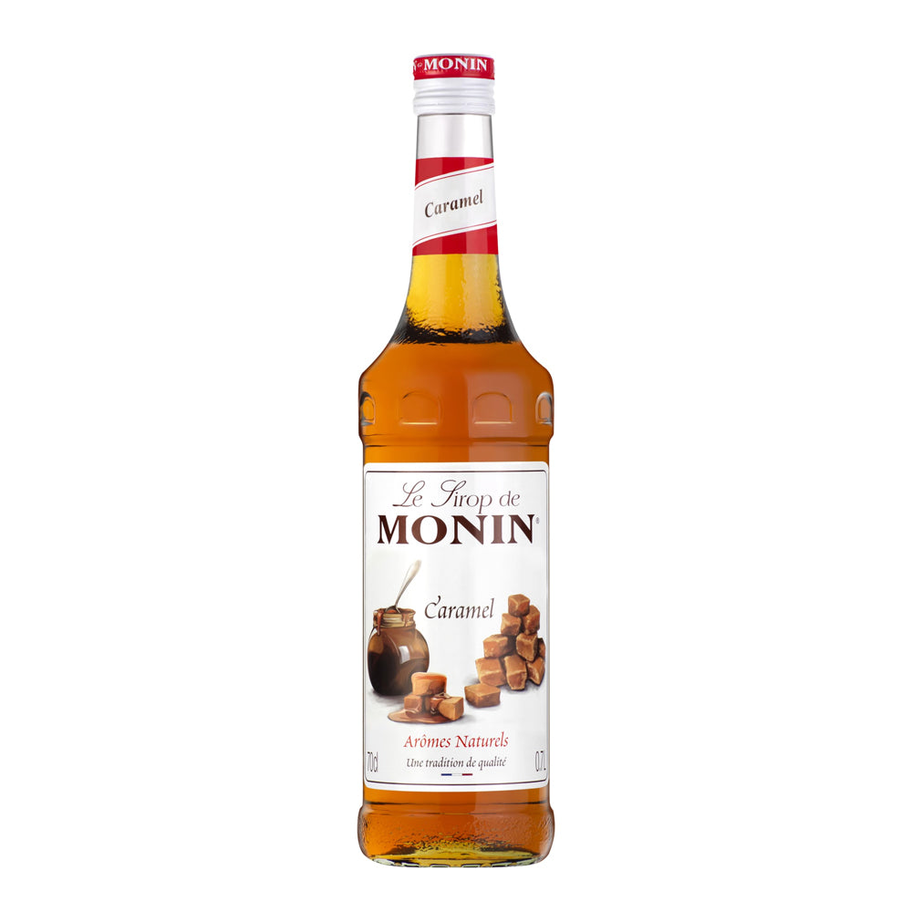 MONIN CARAMEL SYRUP GLASS BOTTLE (700ml)