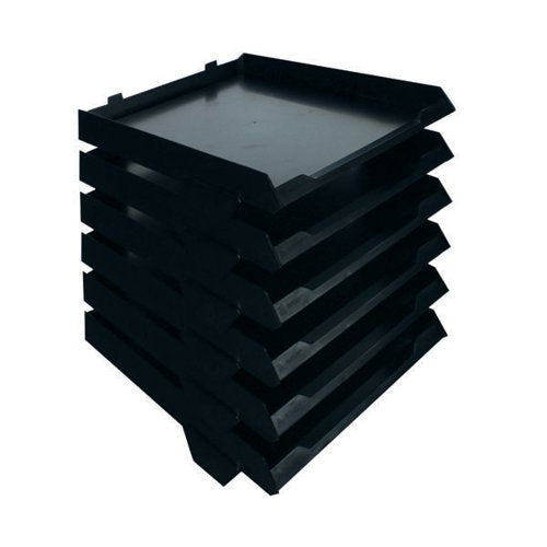 AVERY BLACK A4 6 TIER PAPER STACK (W250XD320XH300MM) 5336BLK